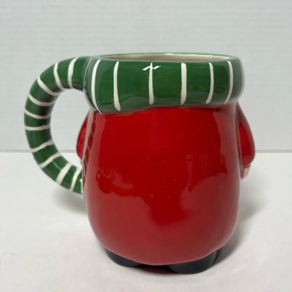 Pier 1 Imports Christmas gnome ceramic mug